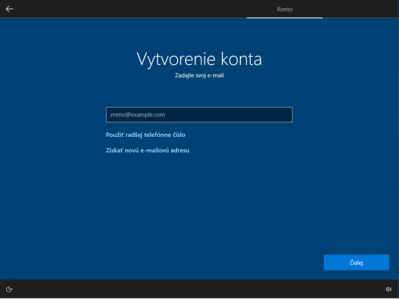 windows 10 home offline konto